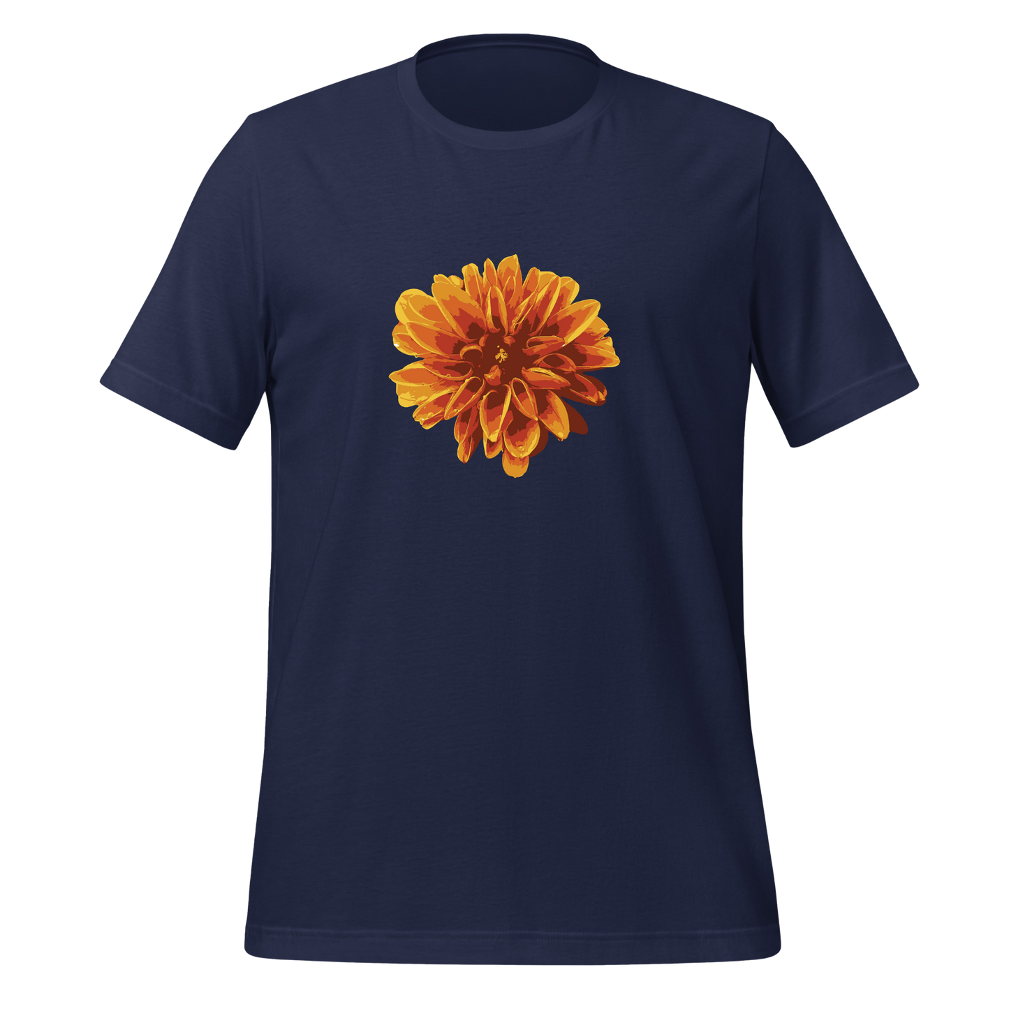 Dahlia Flower Regular Fit Tee (UNISEX)