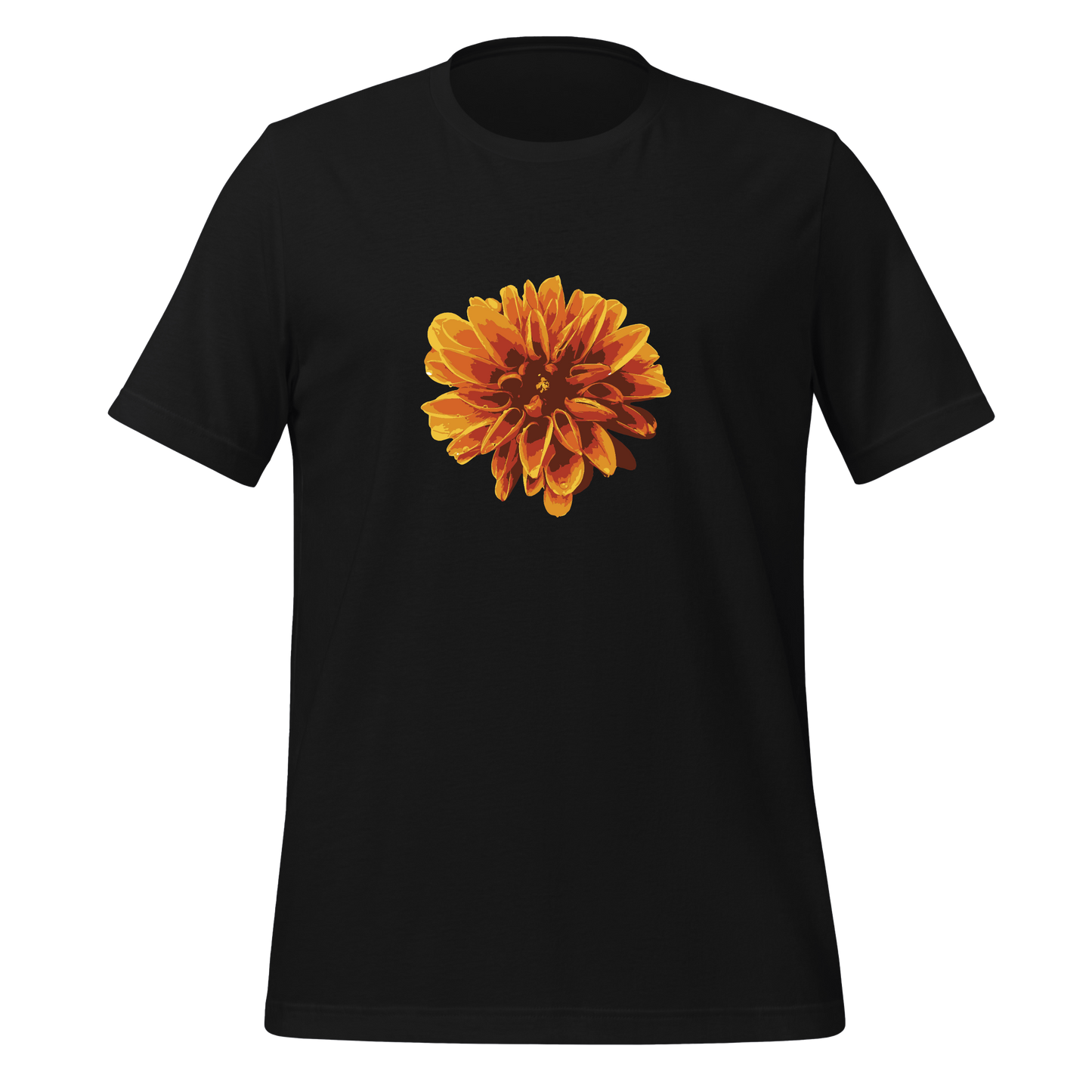 Dahlia Flower Regular Fit Tee (UNISEX)