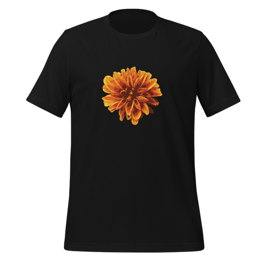 Dahlia Flower Regular Fit Tee (UNISEX)